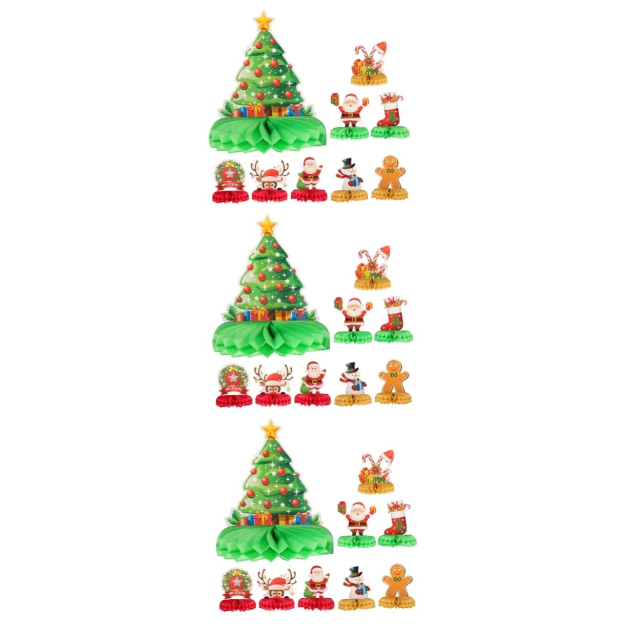 Abaodam 27pezzi Decorazioni Natalizie per Centrotavola Addobbi per e Decorazioni Festive per Ed