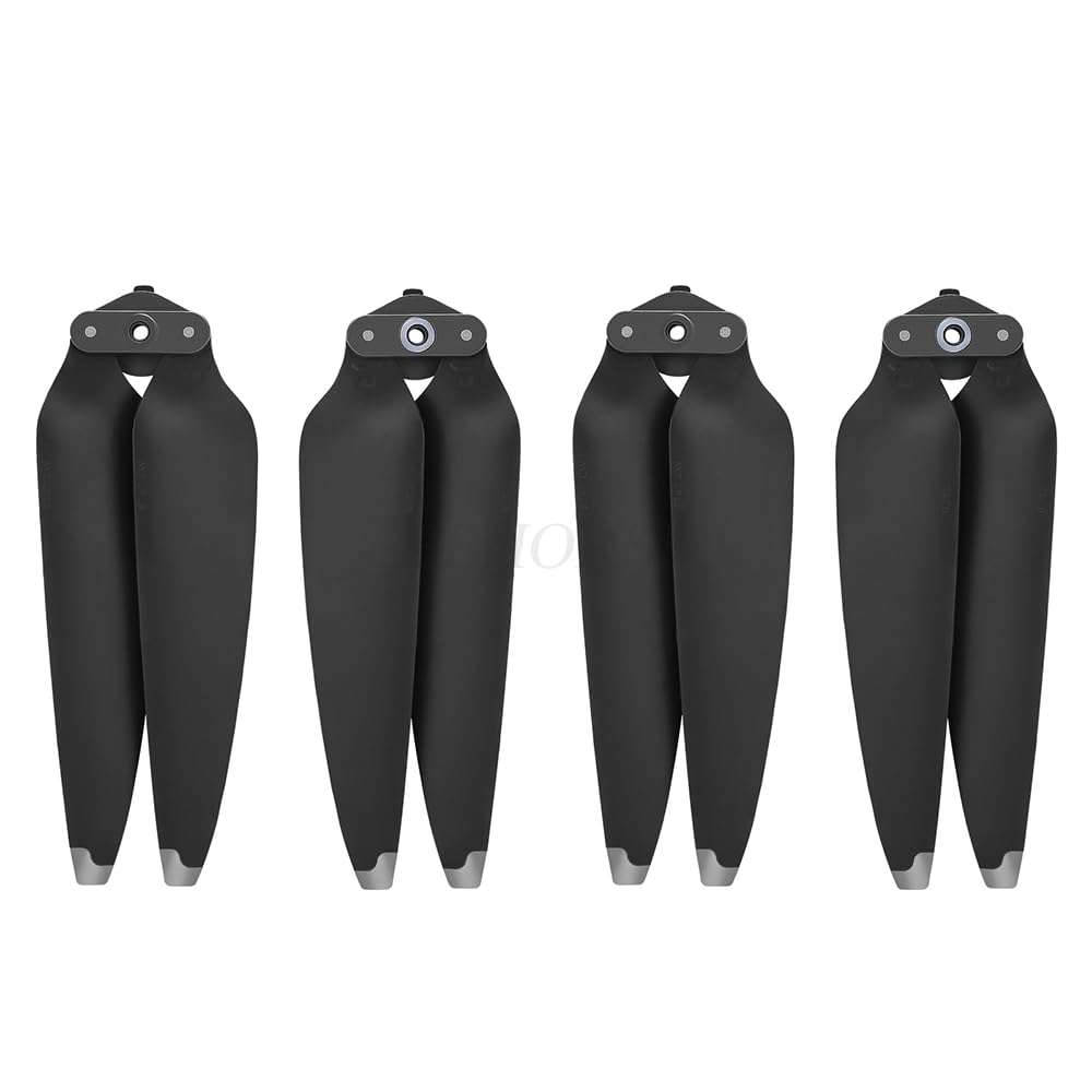 Propellers for DJI Mavic AIR 3 Drone Tip Low-noise Quick Release Foldable Wings 8747F Propellers (4x, Silver Tip)