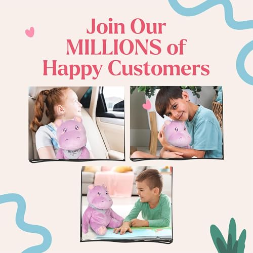 Image of Lilly's Love Weighted Stuffed Animal, 5lb | Sensory Weighted Plush for Kids and Adults | Machine Washable Plushies w /Removable Inner | Calming Weighted Stuffed Animals for Anxiety, Henry The Hippo