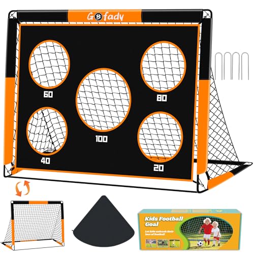Gofady 2-in-1 Fußballtor für Kinder, 150 * 120cm, Tragbares &...