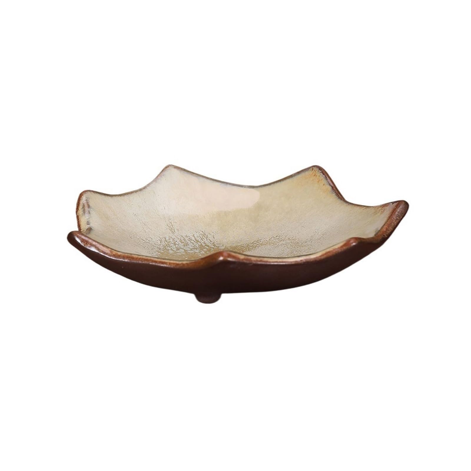 K5C7S3W9D6 plant dish saucer Creativity Ceramic Flower Pots Tray Retro Desktop Arranging Saucer