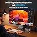 iVANKY Mac mini M4 Dock 13-in-1, 4K@144Hz HDMI-Spiegelung Doppelbildschirm Hub für M4 Pro(2024), Ständer mit 8TB M.2 NVMe SSD Enclosure, 10 Gbps USB-A & USB-C Dockingstation, SD/TF, Audioanschlüsse*2
