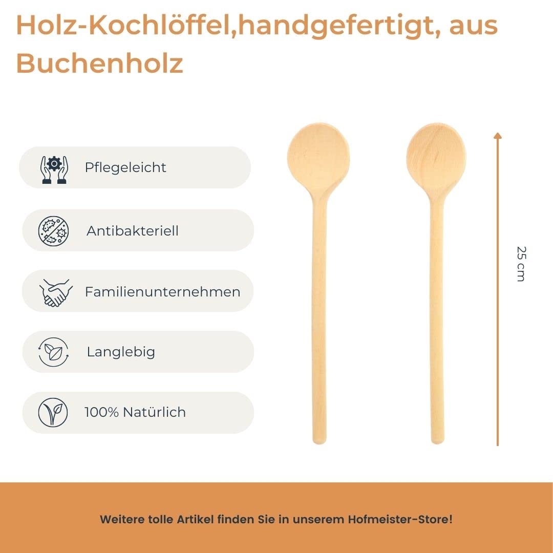 Hofmeister® Grande Cuillère De Cuisine En Bois, 40 Cm, Eu