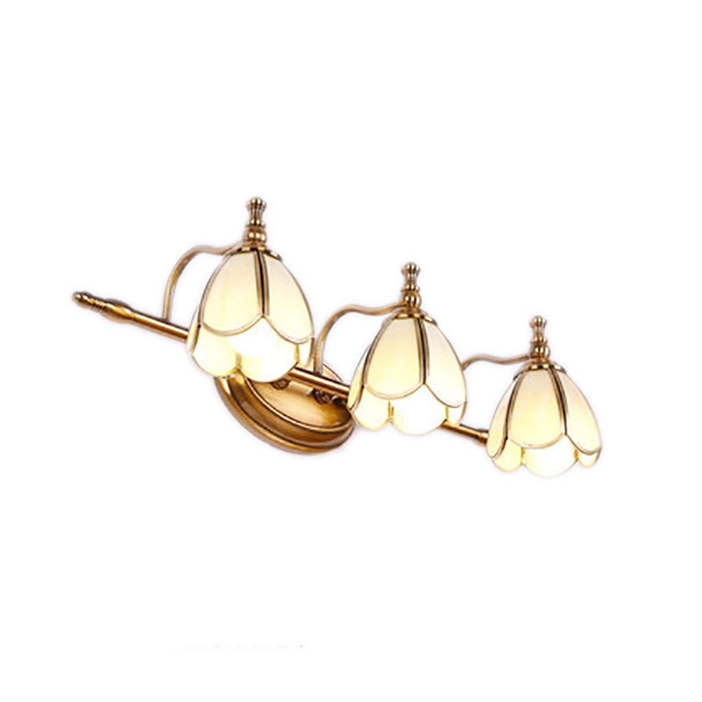 Vanity Light Led Mirror Headlights Bathroom Dressing Table Mirror Cabinet lamp Bathroom lamp Bathroom Mirror lamp Makeup Wall lamp Vanity Light (Color : Three Heads)