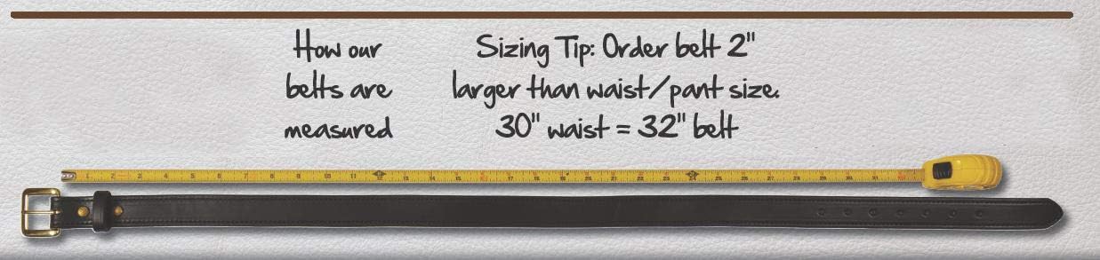 Forest Hill, Ranger Belt, Heavy Duty, 1-1/2" Solid Leather, Amish Made, by Hand in Lancaster, PA … - Image 4