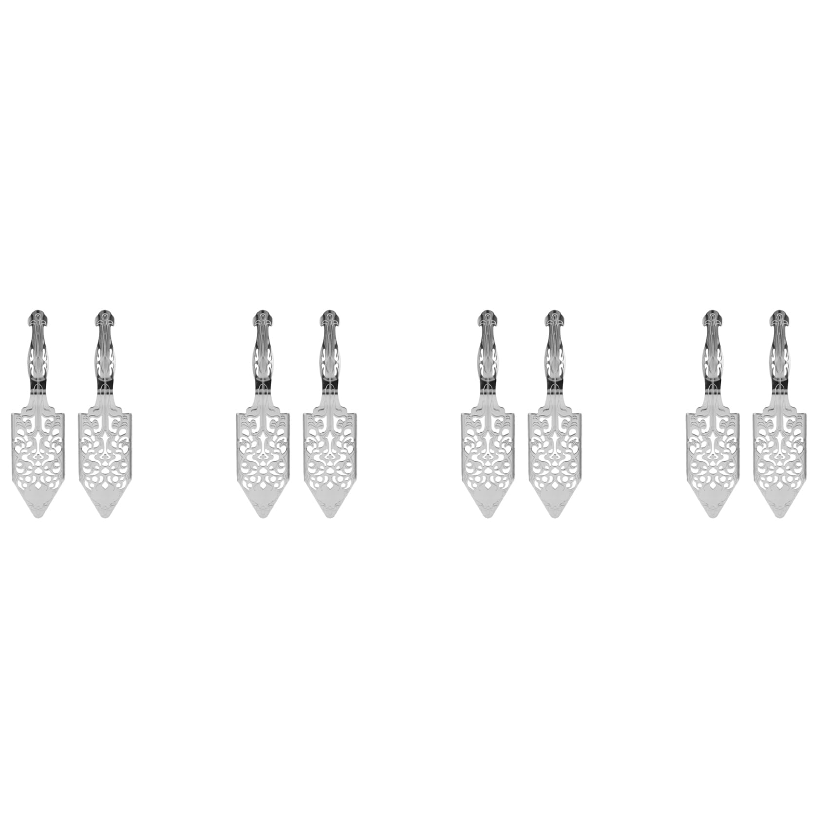 Cuillère à cocktails absinthe en acier inoxydable lot de 8 pièces pour barman