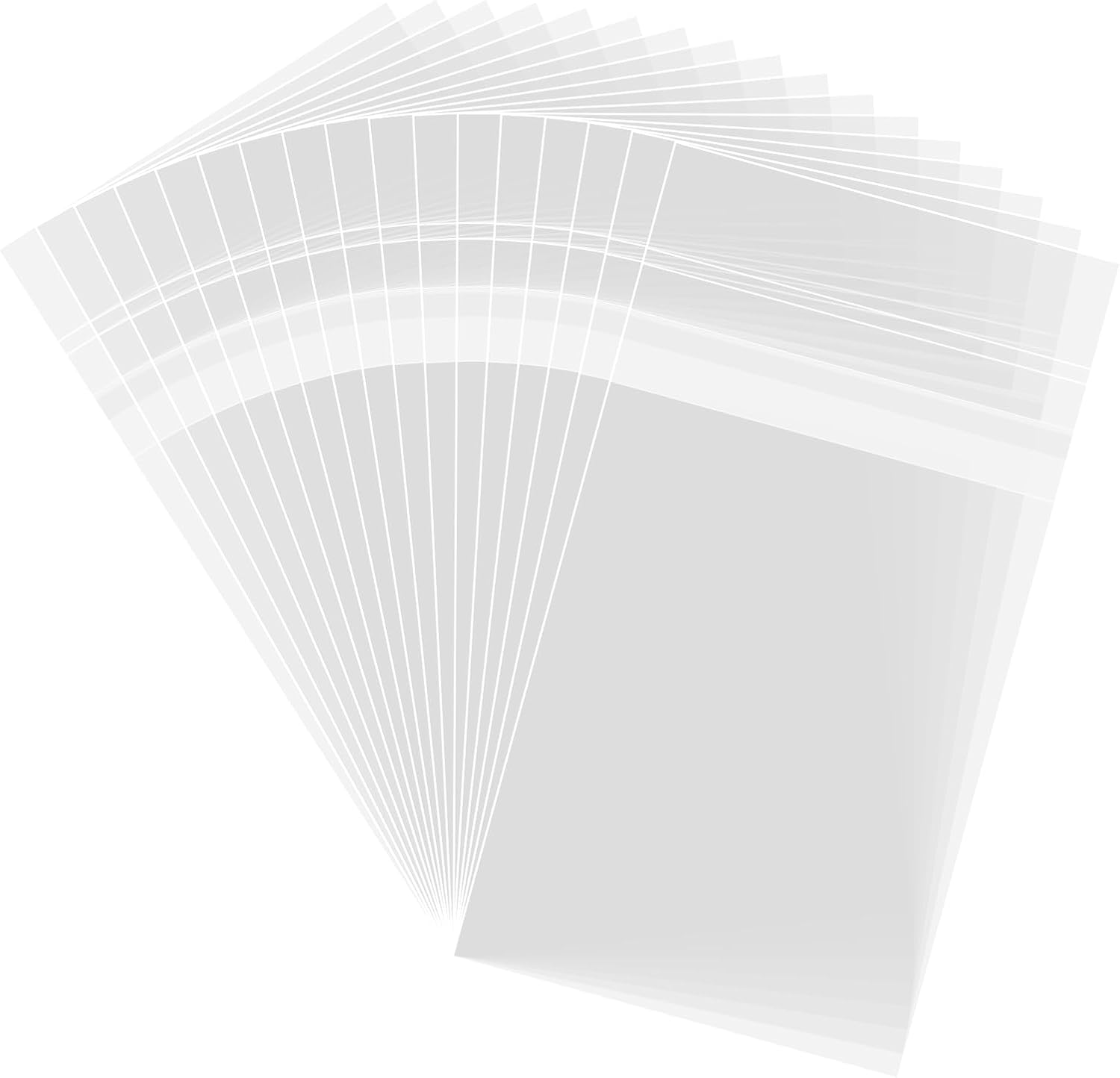 100 Pcs Graded Card Sleeves, 3.6" x 5" Sealable Card Protector Sleeves, Soft Prevents Scratches Trading Card Sleeve, Exact Fit Sports Cards Sleeves for Baseball, Football, Gaming