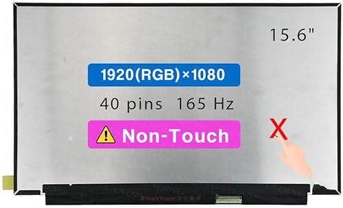 Reemplazo de pantalla de 15,6" para Acer Predator Helios 300 PH315-55 Series LCD Panel de pantalla 40 pin 165Hz (FHD 1920x1080 no táctil)