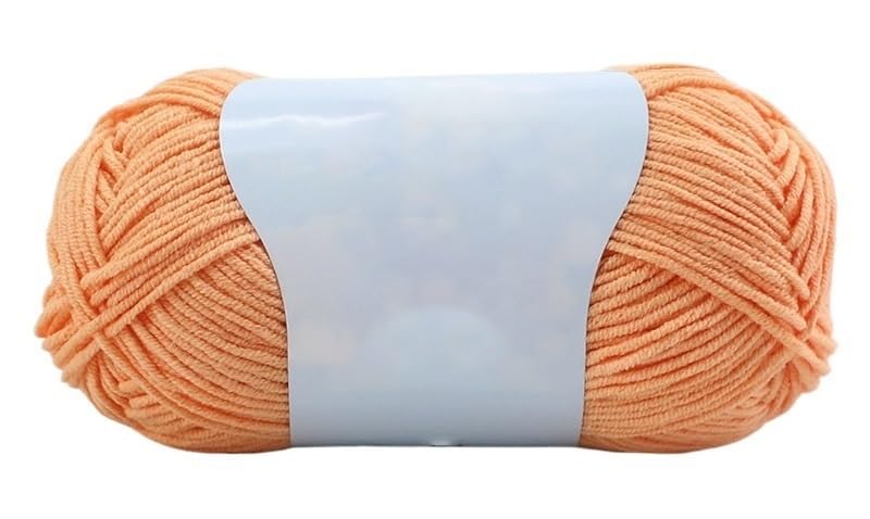 Fil de coton pour crochet anti-dédoublement, 5 écheveaux 4 épaisseurs pour tricoter sans nœud