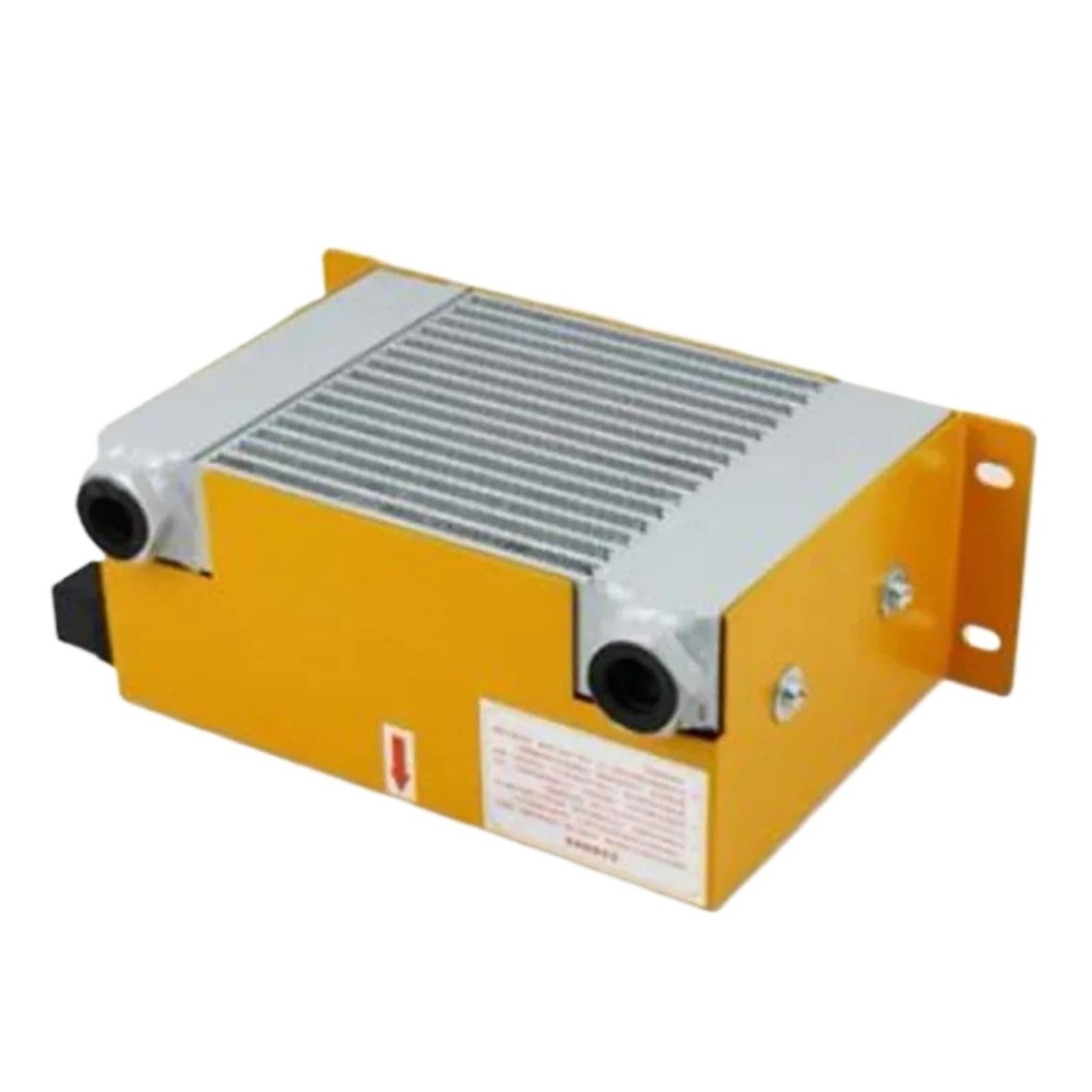 AH0608T Enfriador de aire hidráulico Intercambiador de calor de aleación de aluminio Unidad de enfriador de aceite Condensador de intercambiador de calor de aluminio Operación estable