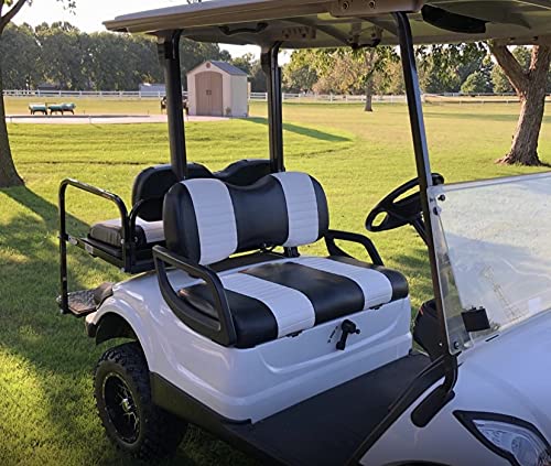 Miniatura 3 de Yamaha Drive  G-29  YDR "STAPLE ON" Golf Cart Seat Cover (2 Stripe)