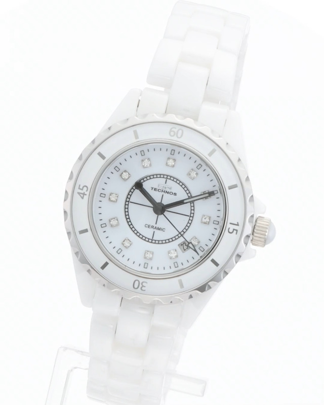 【新品・未使用】 TECHNOS テクノス ホワイトセラミック T6859PW TECHNOS T6859PW 【新品・未使用】 ホワイトセラミック テクノス