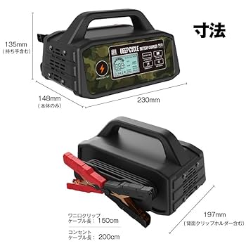 Amazon.co.jp: スーパーナット 自動車用バッテリー充電器