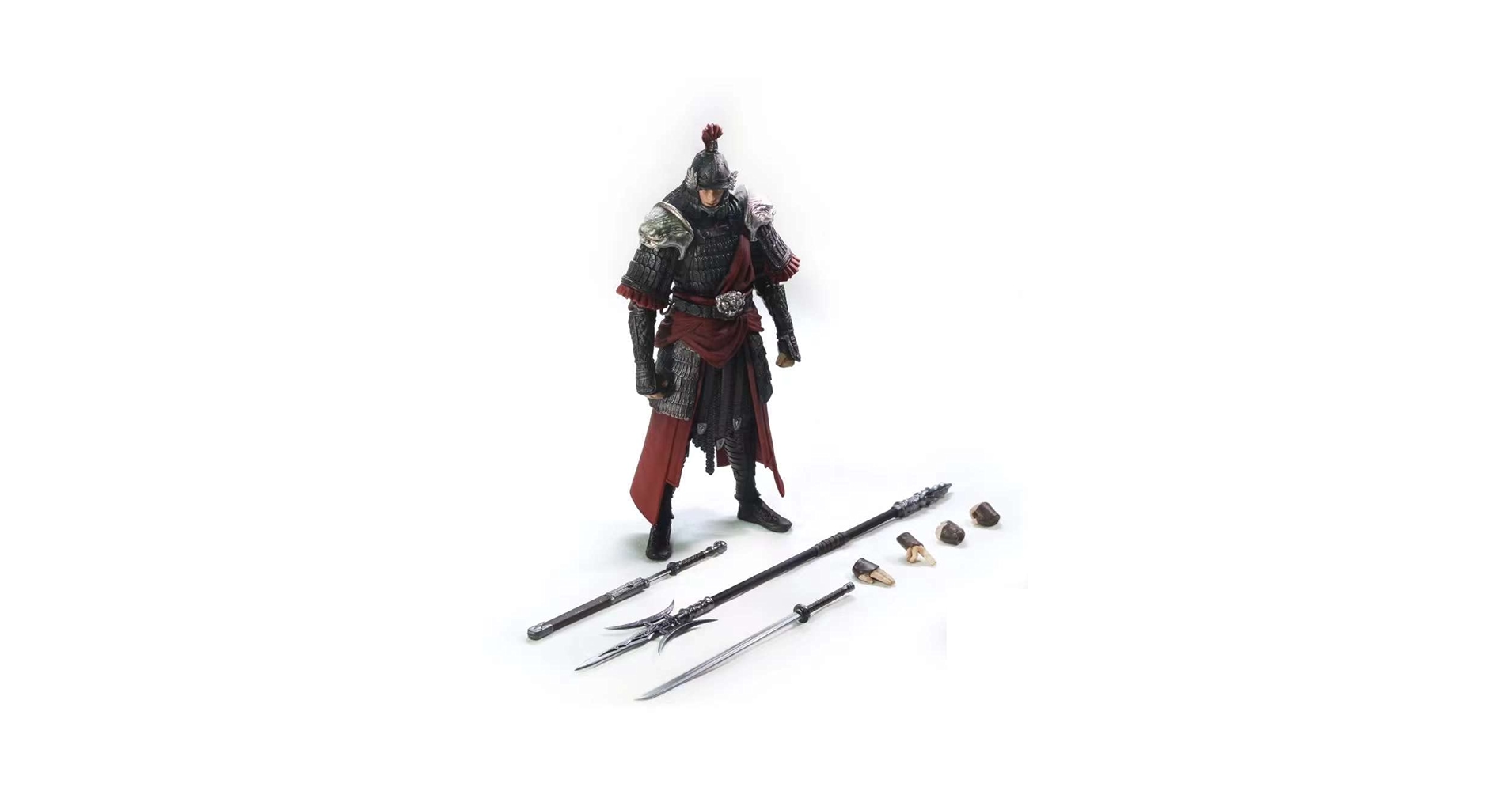 DODOWO 1/12 中華剣士 シルバー.Ver DAWN OF KINGDOMS 中華剣士(銀) 1/12スケール可動フィギュア