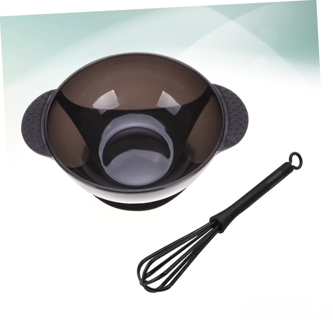 VICASKY 2 Set Hair Dye Bowl Set Hair Coloring Mixer Home Hair Coloring Equipment Hair Dressing Accessory Hair Coloring Stirrer Hair Color Applicator Hair Mixing Bowl Hair Dying Tools Black