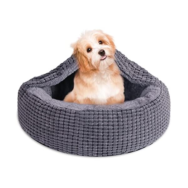 Keuien Dog Bed for Small Medium Large Dogs, Orthopedic Pet Sleeping Puppy Bed, Washable Calming Cat Beds for Indoor Cats with Anti-Slip Bottom Keuien Dog Bed for Small Medium Large Dogs, Orthopedic Pet Sleeping Puppy Bed, Washable Calming Cat Beds for Indoor Cats with Anti-Slip Bottom