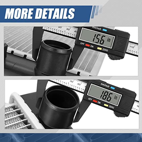 Image of Auto Dynasty Radiator Compatible with 2005-2011 Dodge Dakota Mitsubishi Raider Ram Dakota 3.7L V6 4.7L V8 AT /MT, DPI 2847 Factory Style 1-Row Cooling Radiator, Aluminum Core