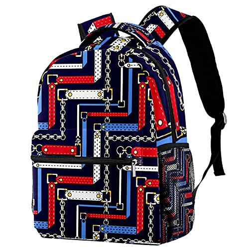 Sac à dos décontracté pour femme à grande capacité idéal voyage motif Multicolored-1