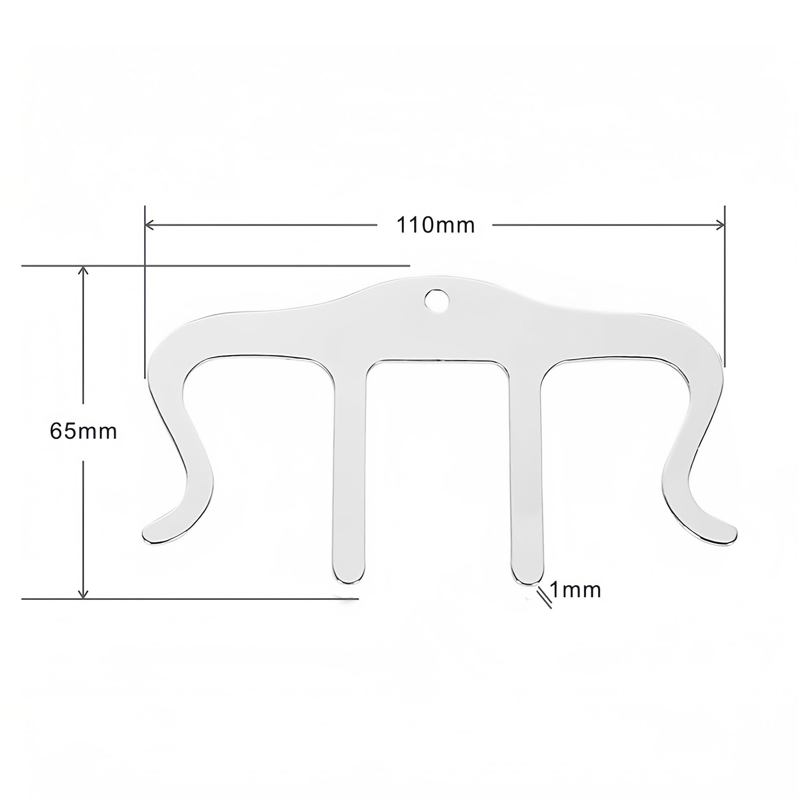 Musiin Metal Music Book Clip and Sheet Holder for Piano Keyboard, Guitar Books(Silver) - Image 2