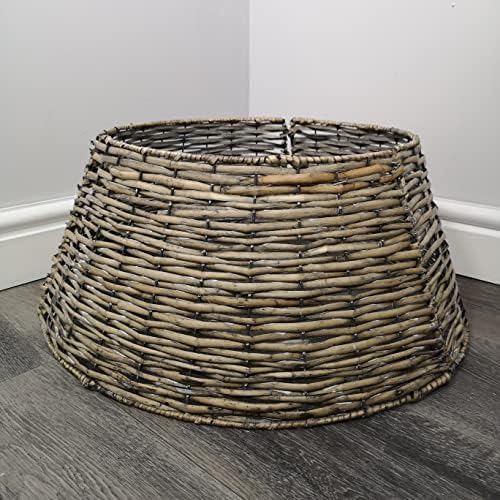 Rattan/Wicker Christmas Tree Skirt Natural Amazon.co.uk Home & Kitchen
