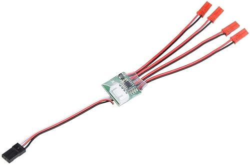 Miniatura 4 de Dilwe Controlador de tira de luz LED de barra de luz LED para avión de control remoto (3S)