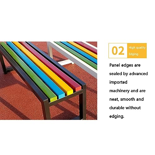 Banc de jardin résistant aux intempéries pour valoriser une grande pelouse - 4