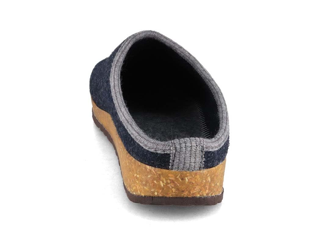 Herren Hausschuhe Komfort mit Kork-Fußbett Filz-Pantoffeln Clogs vegan