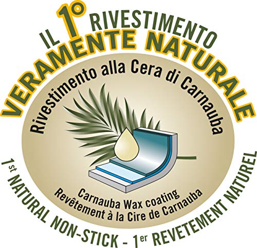 Guardini, Stampo plumcake 25x11 cm, Acciaio con rivestimento antiaderente a base di Cera di Carnauba, Colore verde/beige, Made in Italy, Linea B-Nat - immagine 3