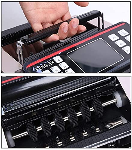 Conta Banconote Denaro contatore con Display LED contabanconote Professionale con rivelatore di Banconote False, Conta 900 Fogli al Minuto