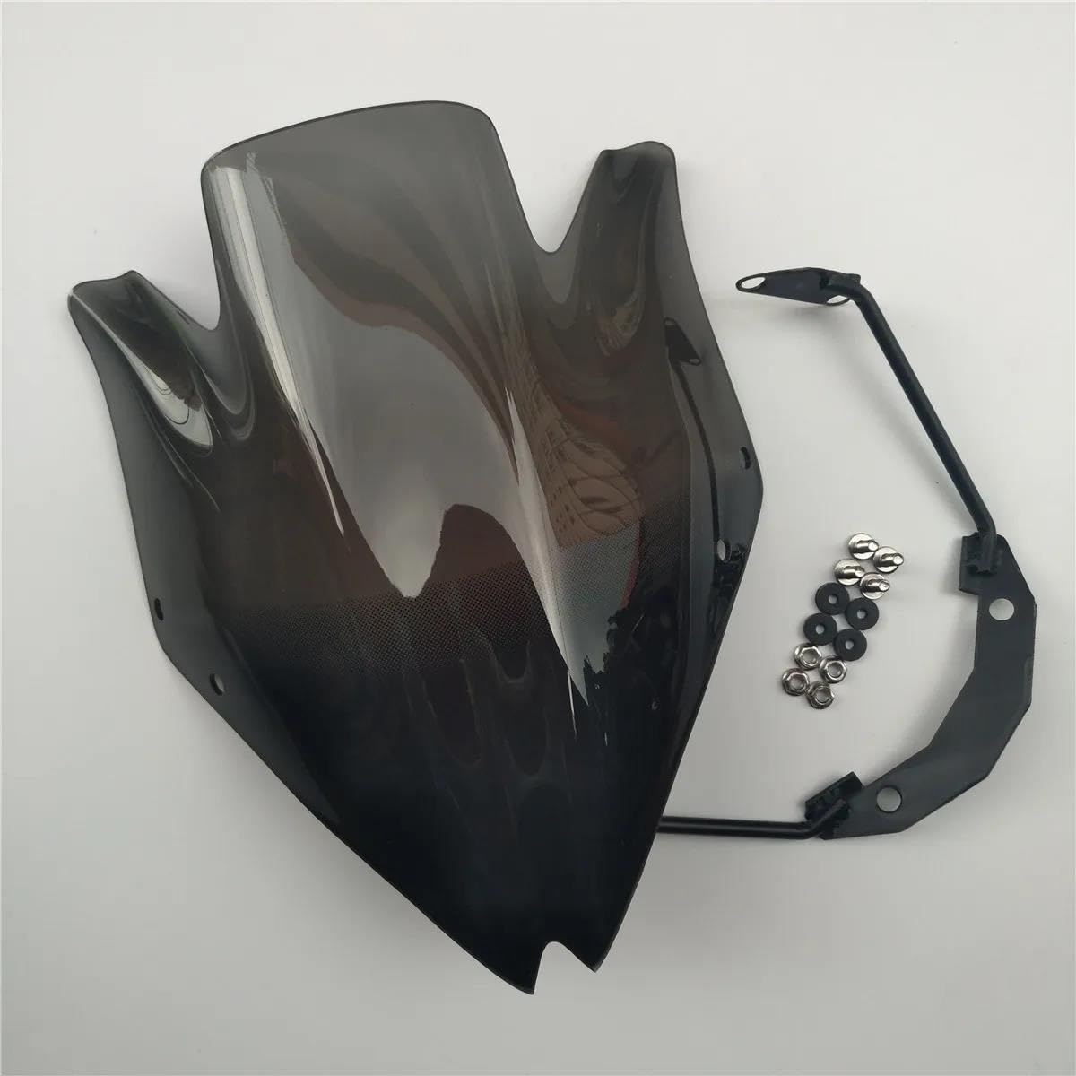 Do Z750R 2007-2012 Szyba Przednia, Osłona , Spoiler W Kolorze Przydymionym Czarnym Przedłużenie szyby motocykla(Clear)