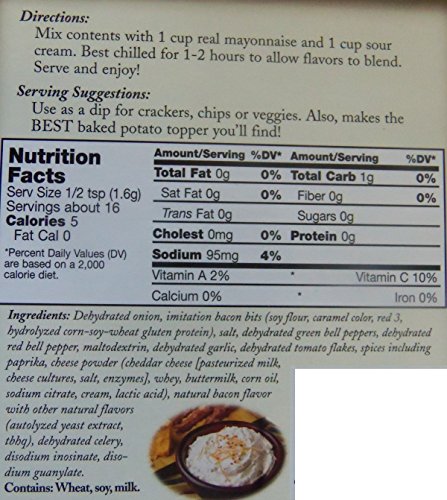 Wind & Willow Dip Mix Variety Pack - Cheesy Bacon, Chipotle Cheddar, and Fiesta Ranchero - image 2