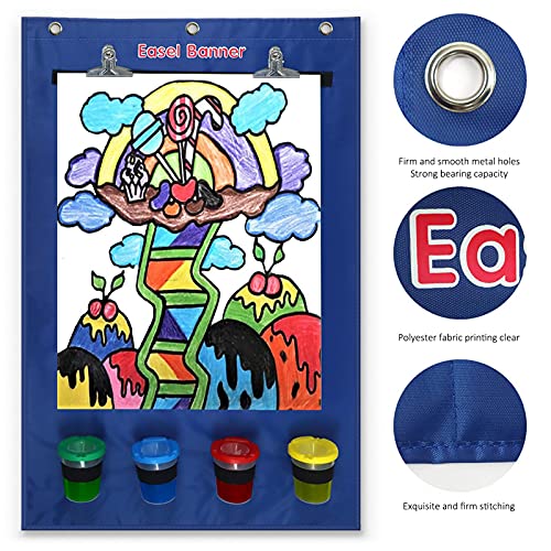 Draagbare Schildersezel, Hangende Schildersezel, Wandschildersezel Voor A2-tekenpapier Dat Geen Ruimte In Beslag Neemt… - Image 3