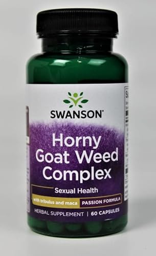Swanson Premium Brand Premium Horny Goat Weed Complex 60 Capsules (2 Pack)