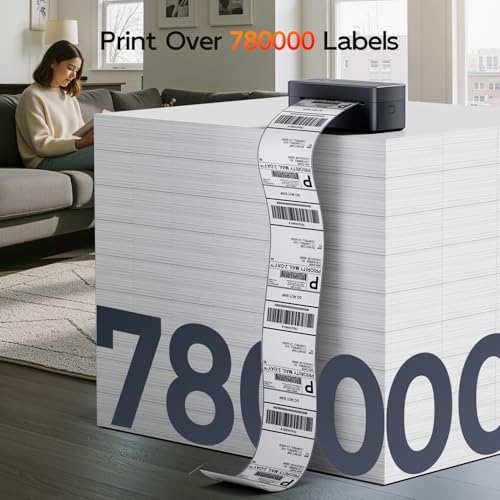 Image of TATTMUSE Thermal Shipping Label Printer 4X6,Bluetooth Label Printer