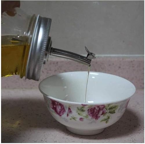 Miniatura 5 de Dispensador de licoraceite para verter licor, tapa de tarro de germinación, tapa agitadora para frotar en seco, cóctel, mezcla de especias, harina