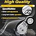 38178 AC Drive Belt Tensioner Assembly with Pulley for Buick Rainier - for Chevy Colorado Trailblazer Ext - for Gmc Canyon Envoy XL XUV -for Hummer H3 H3T Ascender I-280 I-350 I-290 I-370 Bravada 9-7X