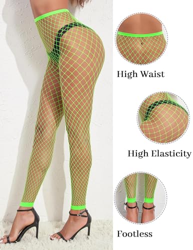 Image of Avidlove Fishnet Stockings for Women Footless High Waist Fishnets Tight
