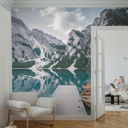 Murales de salón con paisaje de montaña para decorar paredes 4