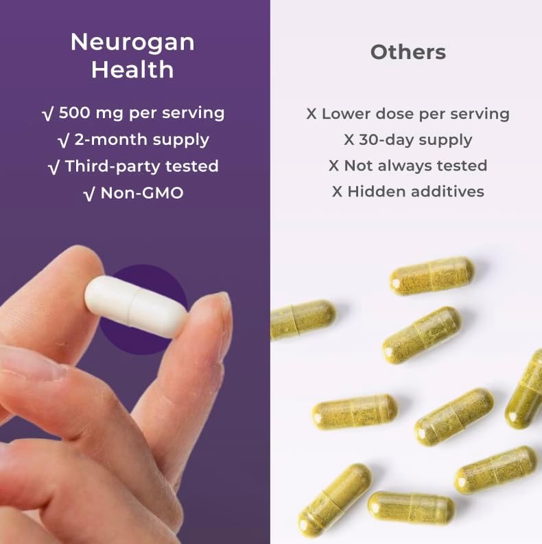 Miniatura 8 de Neurogan Cápsulas liposomales de NMN - 500 mg por porción, suplemento de mononucleótido de nicotinamida de 120 unidades - Apoya la salud celular