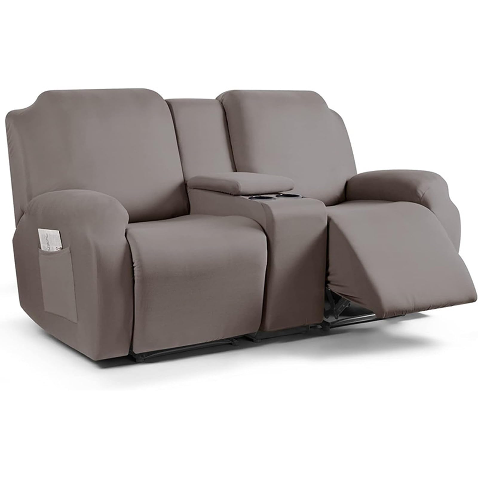 Fundas elásticas para sofá reclinable loveseat para tardes de cine en el salón