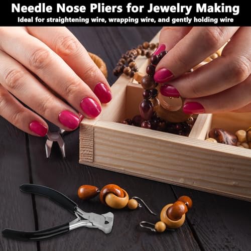 Image of Jewelry Pliers,Nail Puller Tool for Carpenter,End Cutting Pliers,End Nippers for Zipper Install Stops,Jewelry Making Tools for Crafts