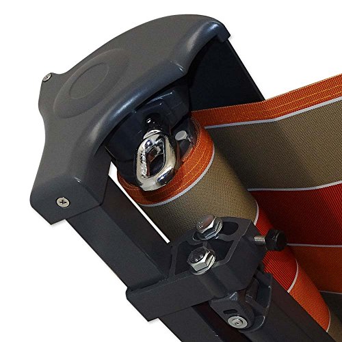 Jawoll Kassetten-Markise 5 x 3 m braun-Terracotta (Profilfarbe: Anthrazit) Sonnenschutz Alu Markise Schattenspender Sonnensegel Hülsenmarkise Gelenkarm-Markise