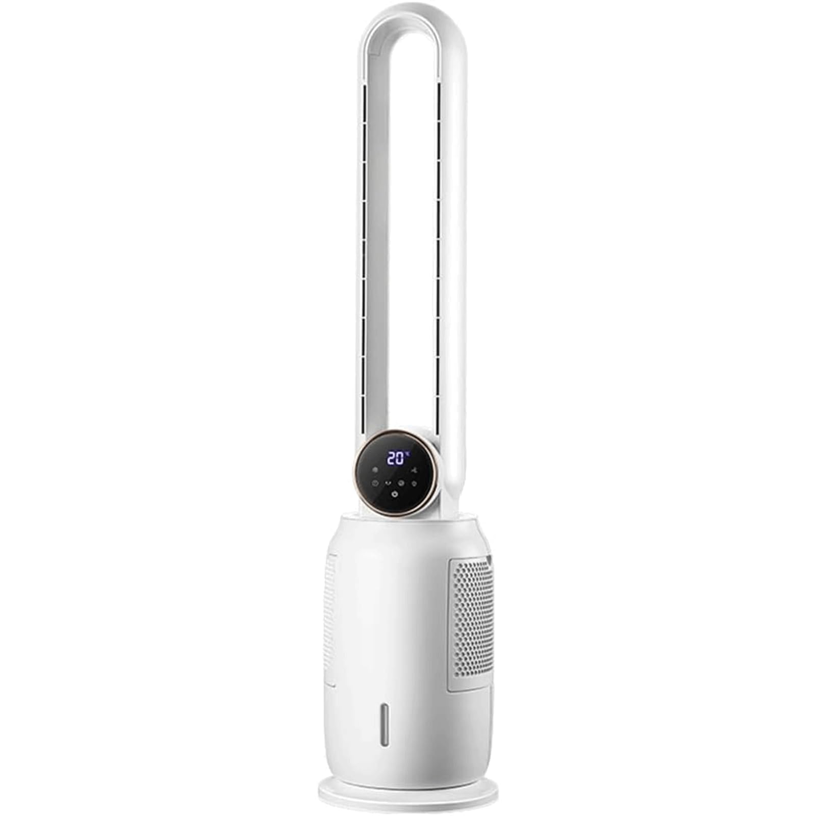 Ventilatore a Torre Silenzioso a 12 velocità della velocità del Vento, Ventola di Raffreddamento con Funzione di umidificazione con Abbronzatura da 2 Litri, Ventola oscillante a 120° per Interni