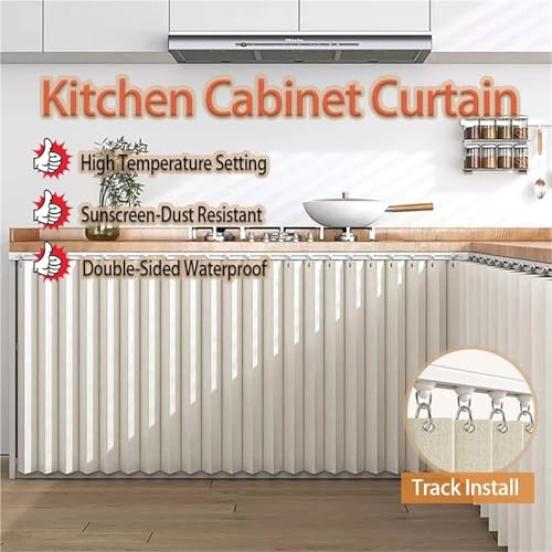Stores pliants de placard vert pour harmoniser votre cuisine - 4
