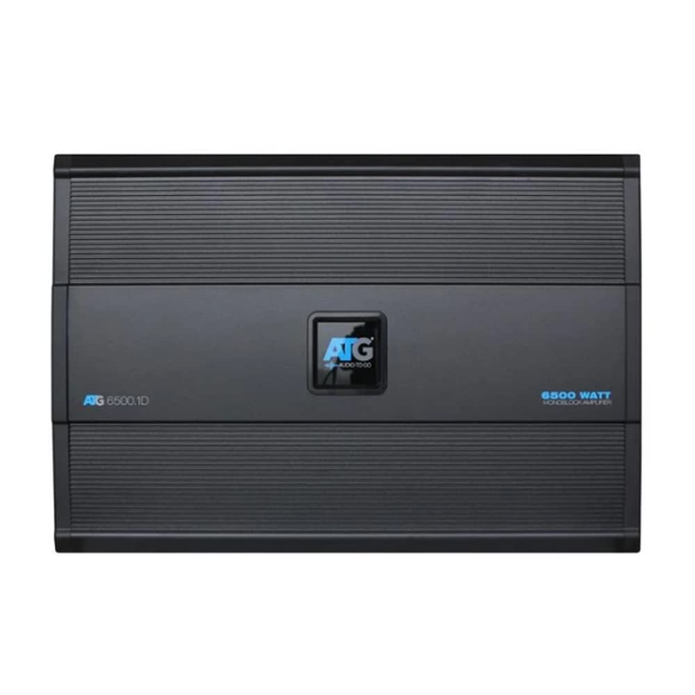 Audio To Go ATG ATG6500.1D Class D 1 Channel Monoblock Subwoofer Amplifier w/ 6500 Watts Peak Power