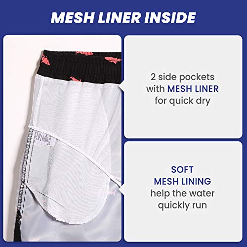 MaaMgic zwembroek voor heren Sneldrogende zwembroek met mesh voering en verstelbaar trekkoord - Image 5