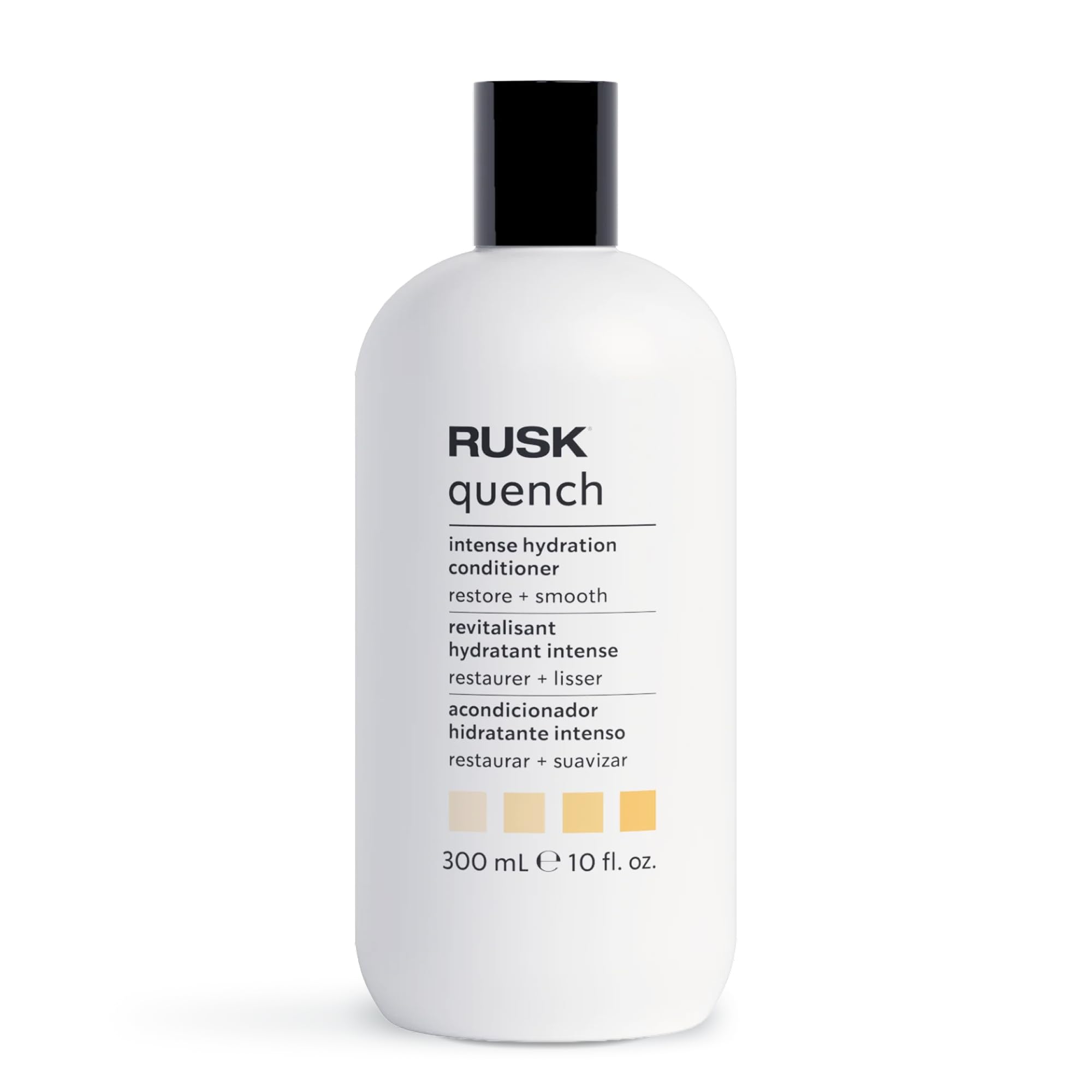 RUSK Quench Intense Hydrating Hair Conditioner & Moisturizer, 10 oz