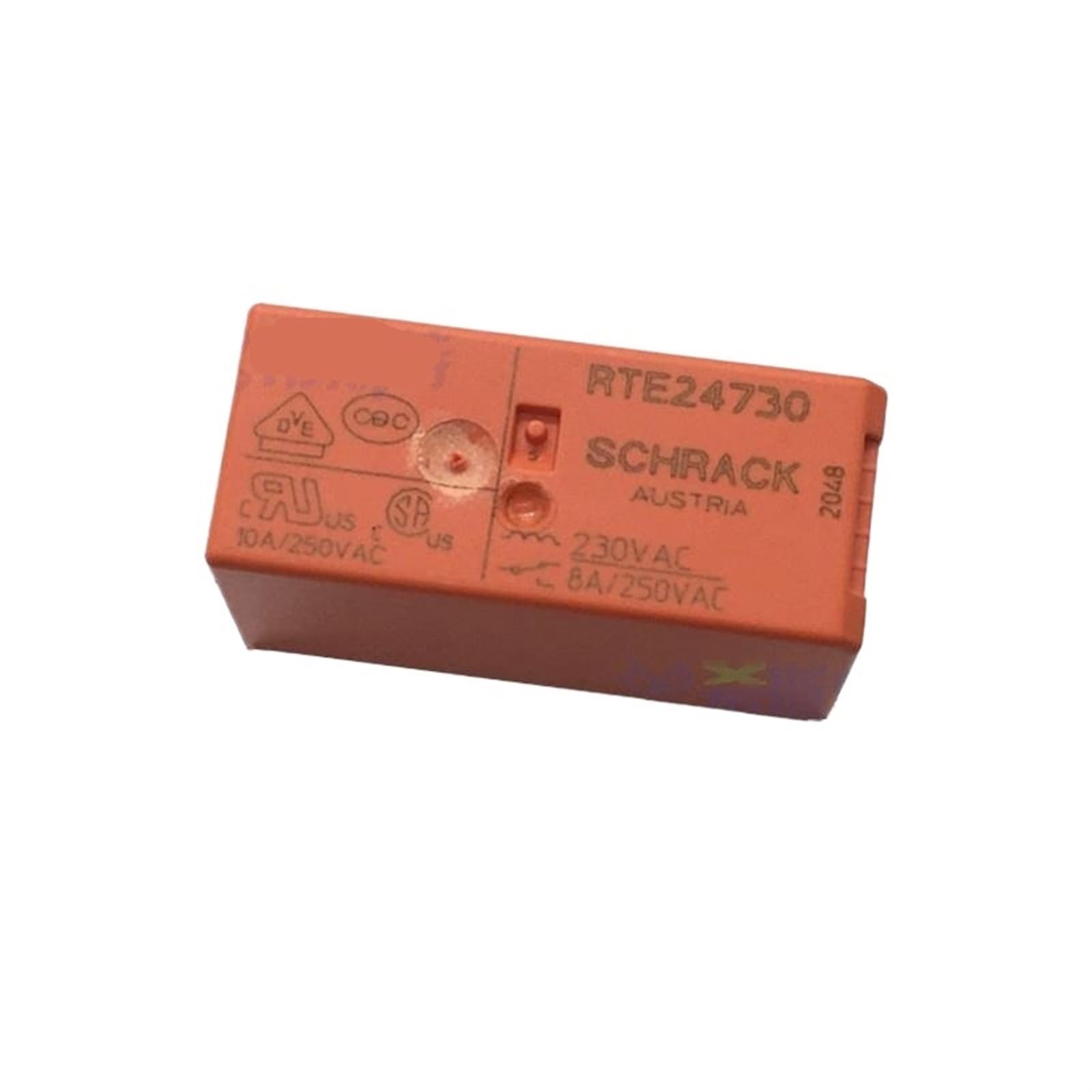 Relais RTE24 DPDT 8A 250VAC de 5 pinces pour circuits imprimés