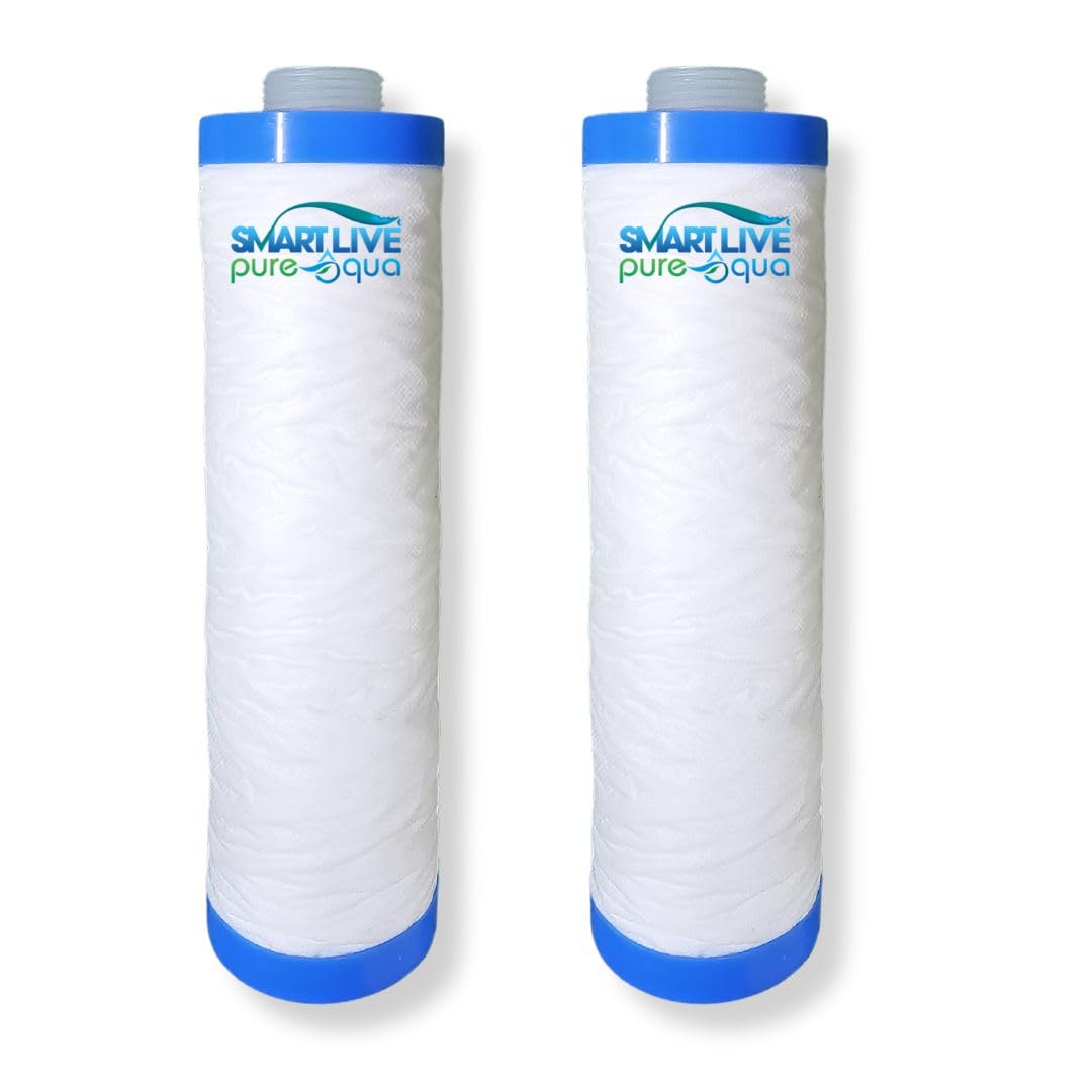 Smart Live MLT 9 Inch Pre - Filter Cartridge, Sediment Filter | Advanced Filteration for Crystal Clear Water Results | Pack of 2-image-46