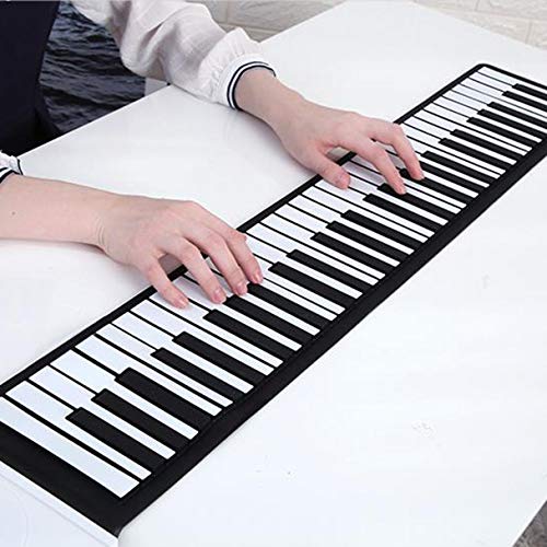 Folding Piano Hand Roll Piano Portable 61 Key Professional Thickening Keyboard Keyboard Adult Electric Piano for Beginner and Children MIDI Interface to Computer Beginner - Les Beatles, Paul McCartney, John Lennon, RIngo Starr, George Harrison Folding Piano Hand Roll Piano Portable 61 Key Professional Thickening Keyboard Keyboard Adult Electric Piano for Beginner and Children MIDI Interface to Computer Beginner – Image 7